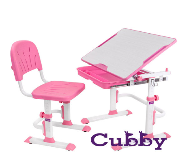 Комплект парта и стульчик Cubby Lupin WP Розовый