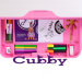 Комплект парта и стульчик Cubby Lupin WP Розовый