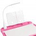 Комплект парта 70 см и стульчик Cubby VANDA PINK розовый с лампой и подставкой для книги