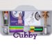 Комплект парта и стульчик Cubby Karo VG серый/фиолетовый