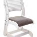 Детский растущий стул Trifecta-M White/Grey, белый + светло серая ткань