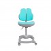 Комплект растущей мебели: парта FunDesk Libro Grey + кресло Diverso Mint с серым чехлом