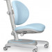 Комплект Mealux EVO Evo-30 PN + Y-508 KBL - (стол+полка+кресло+чехол+лампа) белая столешница (дерево), цвет пластика голубой