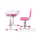 Комплект парта и стул FunDesk Sole Pink розовый