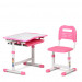 Комплект парта и стул FunDesk Sole Pink розовый