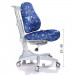 Комплект стол Mealux Montreal BD-670 W/MC + кресло Match Y-528 F синяя с мячиками