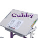 Комплект парта и стульчик Cubby Lupin VG серый / фиолетовый