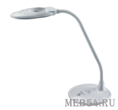 Настольная лампа Gerhort BL1208А WHITE с лупой, светодиодная LED на подставке белая