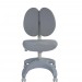Детское кресло FunDesk Solerte Grey с регулируемыми подлокотниками + c голубой чехол