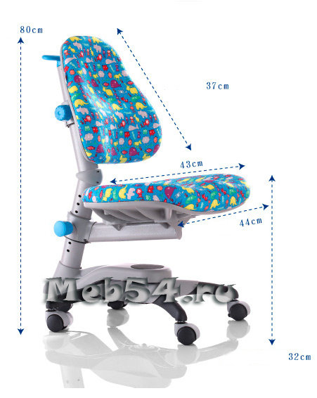 Детское ортопедическое кресло COMF-PRO Y618 OXFORD голубое