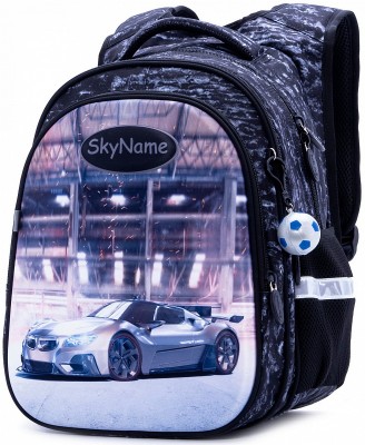 Школьный рюкзак SkyName R2-178 Красная машина+брелок