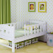 Детская кровать с бортиками Giovanni DREAM White / Белая