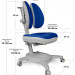 Комплект Mealux Winnipeg Multicolor BL  (BD-630 WG + BL + кресло Y-115 DBG)