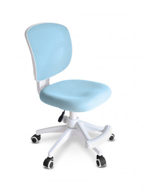 Детское кресло Ergokids Soft Air Lite Blue (Y-240 Lite KBL) - обивка голубая однотонная