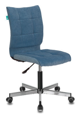 Кресло для подростков CH-330M/VELV86 голубой вельвет