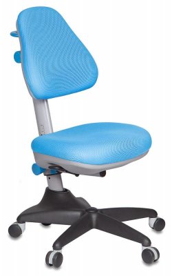 Растущее кресло Бюрократ KD-2/BL/TW-55 (голубая сетчатая ткань)