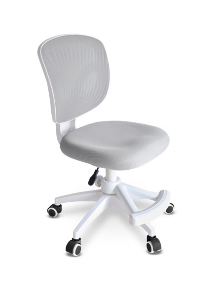 Детское кресло Ergokids Soft Air Lite Grey (Y-240 Lite G) - обивка серая однотонная