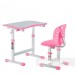 Комплект парта и стул FunDesk OMINO Pink розовый