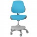 Детское кресло Holto-4F с подставкой для ног, голубое