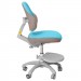 Детское кресло RIFFORMA-4F с подставкой для ног, голубое