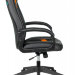 Компактное игровое кресло VIKING-8N/BL-OR черно-оранжевое