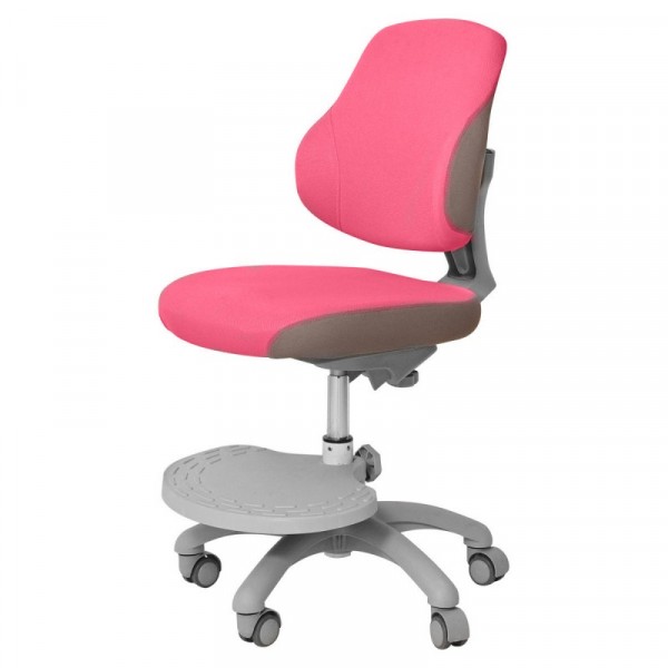 Детское кресло RIFFORMA-4F с подставкой для ног, розовое