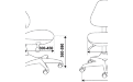 Растущее кресло Бюрократ KD-2/R/TW-97N (красная сетчатая ткань)