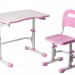 Комплект парта и стул FunDesk VIVO II Pink розовый