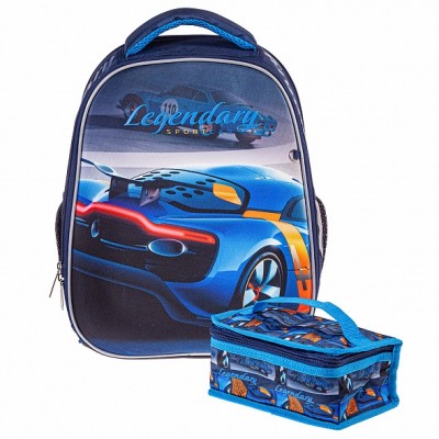 Школьный рюкзак Hatber ERGONOMIC plus АВТО (+ Термосумка)