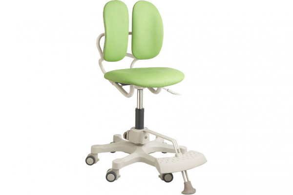 Детское кресло Duorest Optima DR-289SJ(E) (2SEG1) Mild Green, зеленая экокожа, блокировка колес и вращения