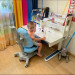 Детский стол Mealux Oxford Max BL (BD-930 Max BL) - столешница белая / накладки синие