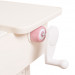 Детский стол Mealux Oxford Max PN (арт. BD-930 Max PN) - столешница белая / накладки на ножках розовые