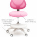 Детское кресло Holto-36 розовый с подставкой для ног