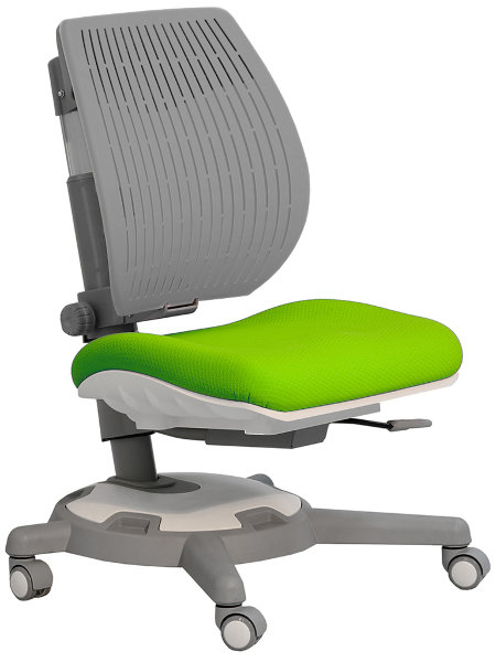 Детское кресло Comf-Pro Ultraback зеленое с серой спинкой