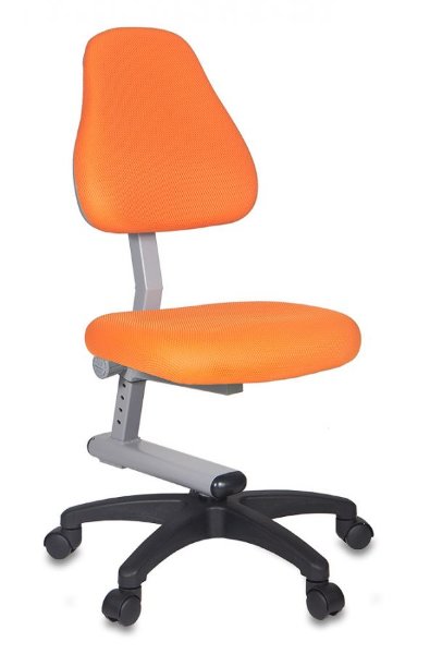 Детское растущее кресло Бюрократ KD-8/TW-96-1 (оранжевое)