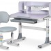 Комплект мебели (столик 90 см + стульчик + полка) Mealux EVO BD-22 G серый