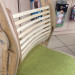 Детский растущий стул Trifecta-М Birch/Sandy, береза лак + синяя ткань
