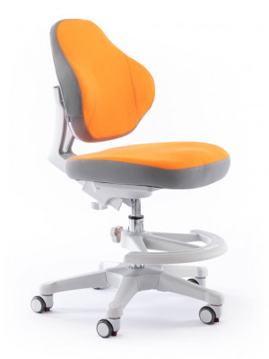 Детское кресло ErgoKids GT Y-405 OR ortopedic - обивка оранжевая однотонная