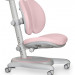 Комплект Mealux Hamilton Multicolor WG/PN (BD-680 WG/PN + Y-510 KP) - столешница белая / ножки мультиколор, обивка кресла розовая