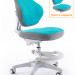 Детское кресло ErgoKids GT Y-405 KBL ortopedic - обивка голубая однотонная