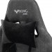 Кресло игровое Бюрократ VIKING X BLACK Fabric серый/черный