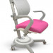 Комплект Mealux парта Oxford Max BD-930 Max KP + кресло Ergoback Y-1020 KP столешница белая, накладки розовые