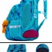 Школьный рюкзак SkyName R3-228 Единорог в ромашках, голубой + брелок