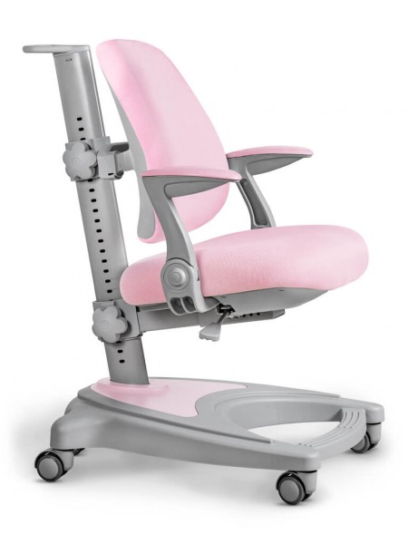 Кресло детское ErgoKids Y-416 KP + подлокотники розовое