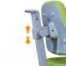 Детское кресло Mealux Onyx Y-110 KZ + чехол -  обивка зеленая однотонная