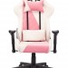 Кресло игровое Бюрократ VIKING X PINK Fabric белый/розовый