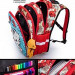 Школьный ранец SkyName R1-024 38см цветн +брелок Мишка