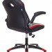 Игровое кресло Бюрократ VIKING-1N черный/красный искусственная кожа