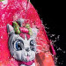 Школьный ранец SkyName R1-025 38см цветн +брелок Мишка