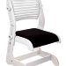 Детский растущий стул Trifecta-М Wite/Black, белый + черная ткань